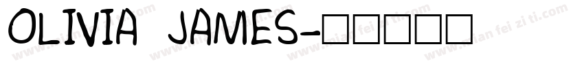 OLIVIA JAMES字体转换
